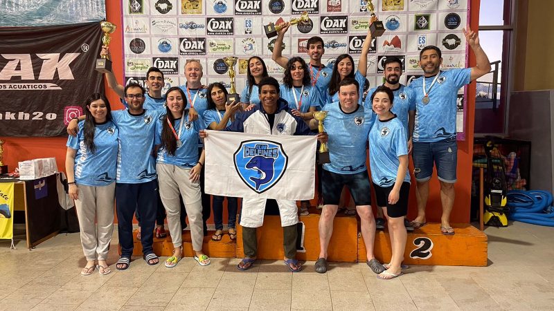 Más de 24 equipos participaron en torneo de natación Posta Americana Máster en El Calafate, Argentina