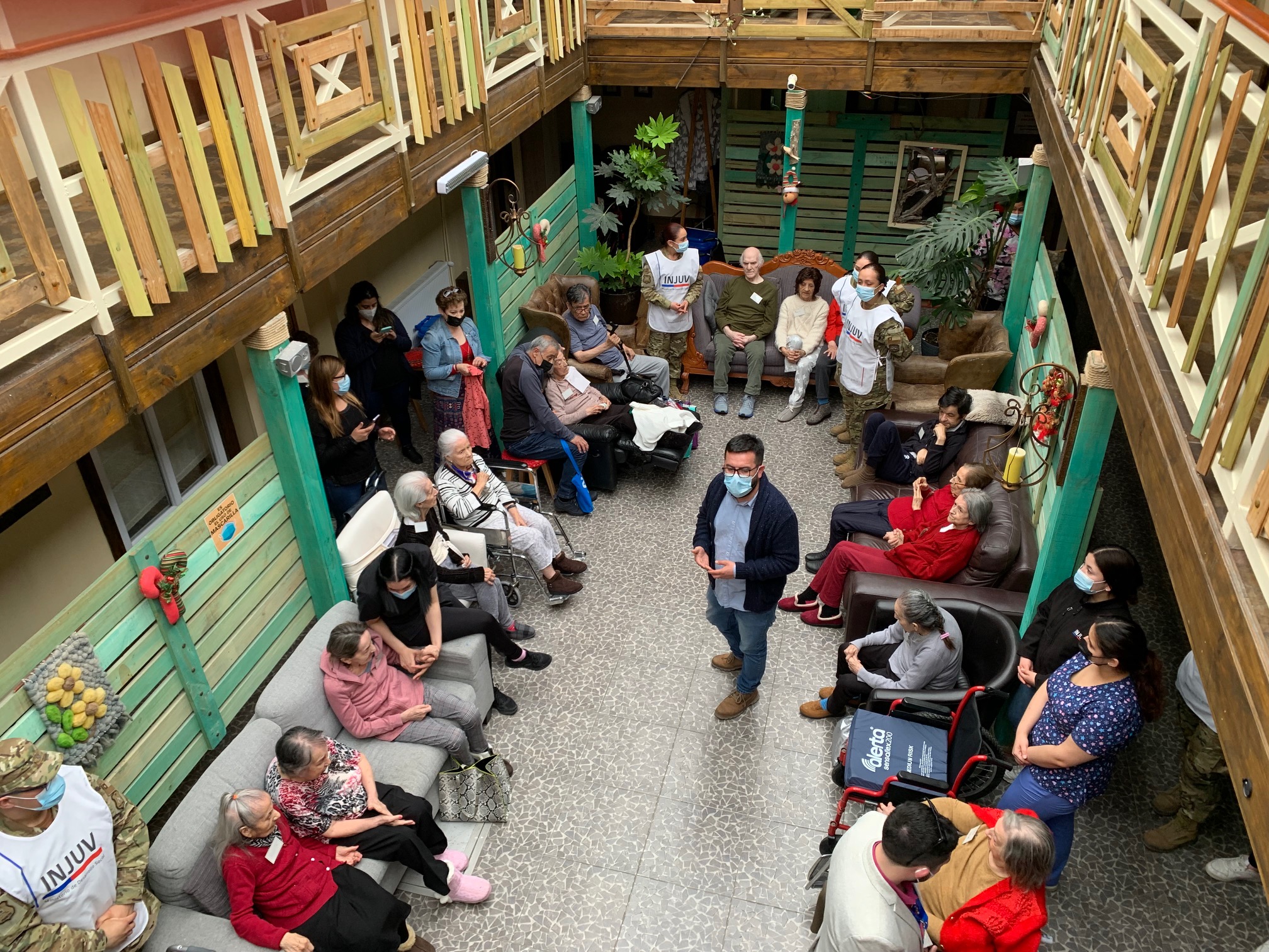 INJUV Magallanes finaliza programa de voluntariado dirigido a Eleam de Punta Arenas