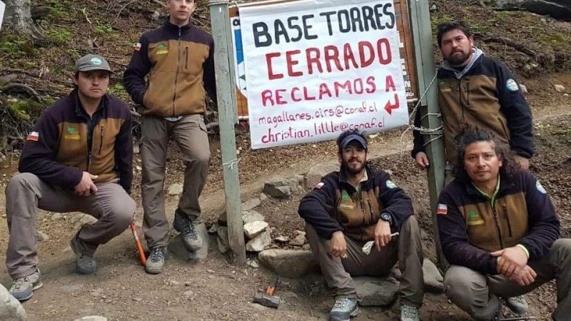 Trabajadores de CONAF Magallanes continúan paro en el Parque Nacional Torres del Paine