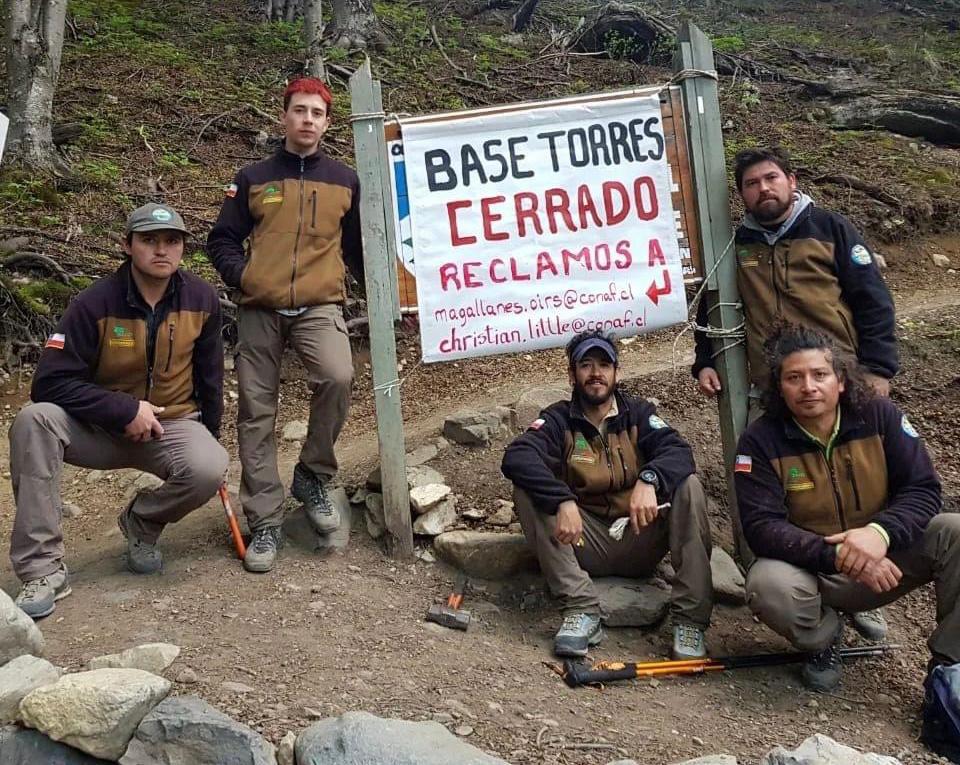 Trabajadores de CONAF Magallanes continúan paro en el Parque Nacional Torres del Paine