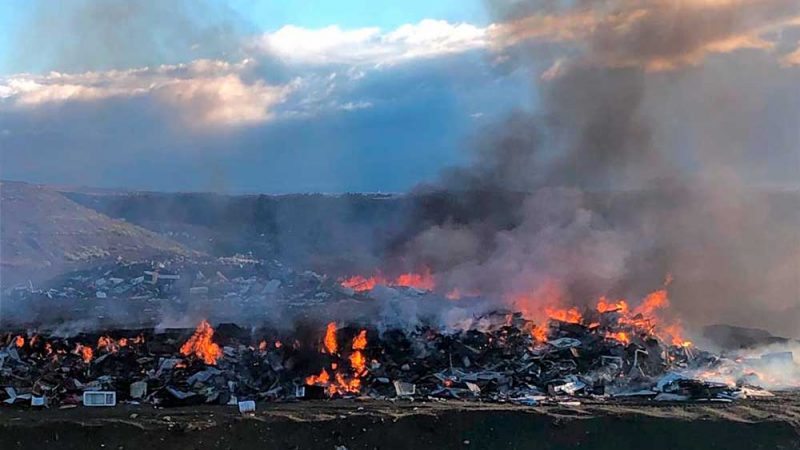 Gobierno Aprueba mas de 300 millones para el plan de extinción del incendio en vertedero de Puerto Natales