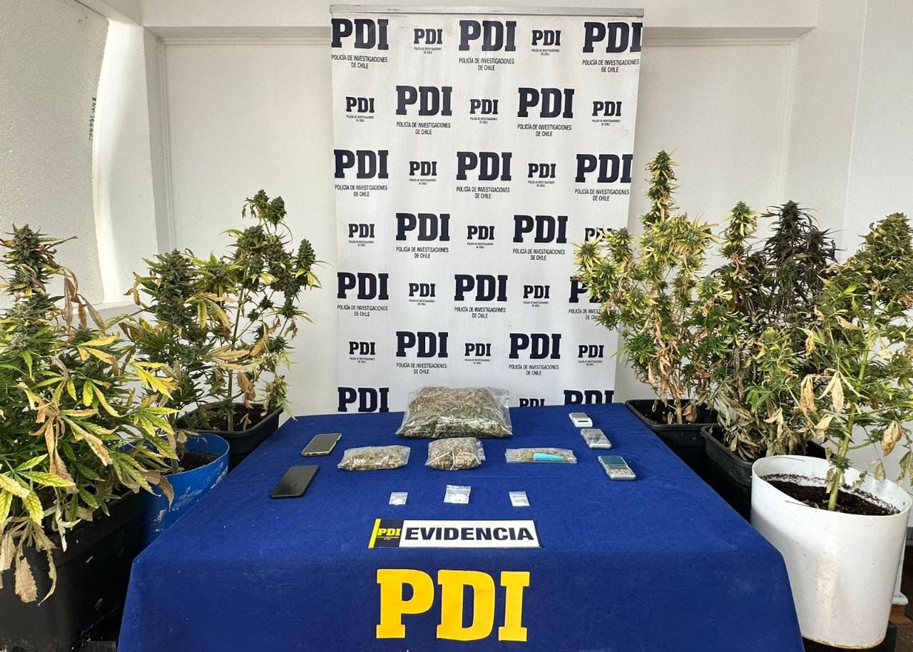 PDI Puerto Natales detuvo a dos hombres por el delito flagrante de infracción al Artículo 4° de la Ley 20.000