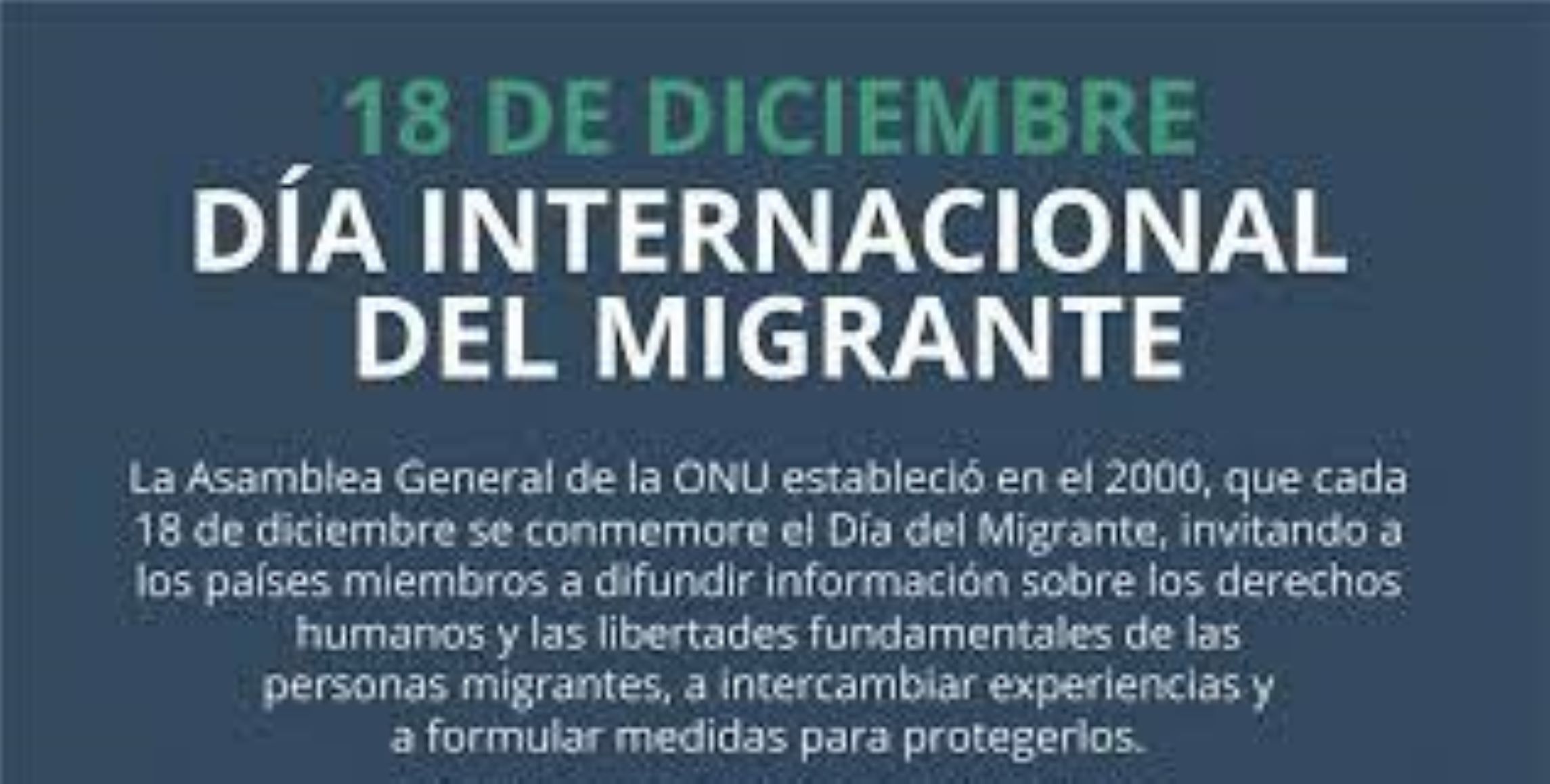 18 de diciembre: Día Internacional del Migrante | Antonio Guterres, Secretario General de Naciones Unidas