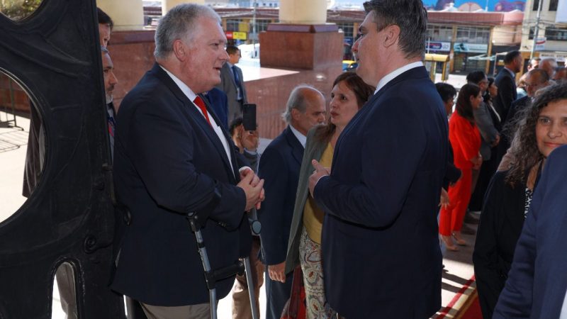 Senador Kusanovic da bienvenida a Presidente de Croacia