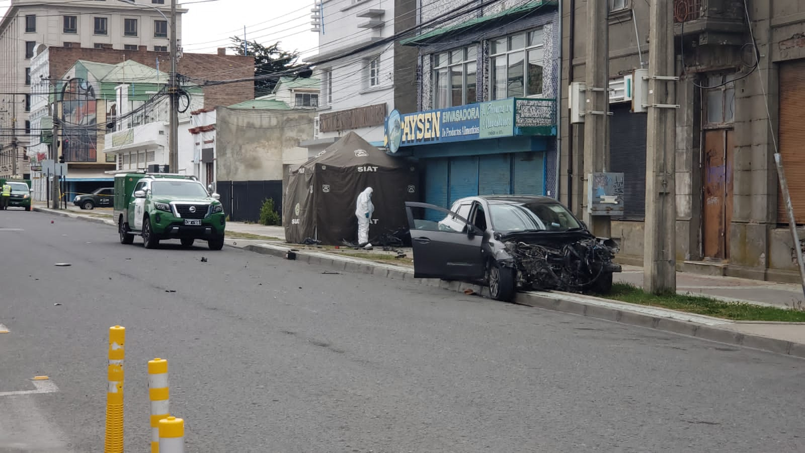 Chofer dé fatal atropello de extranjero se entregó a Carabineros 