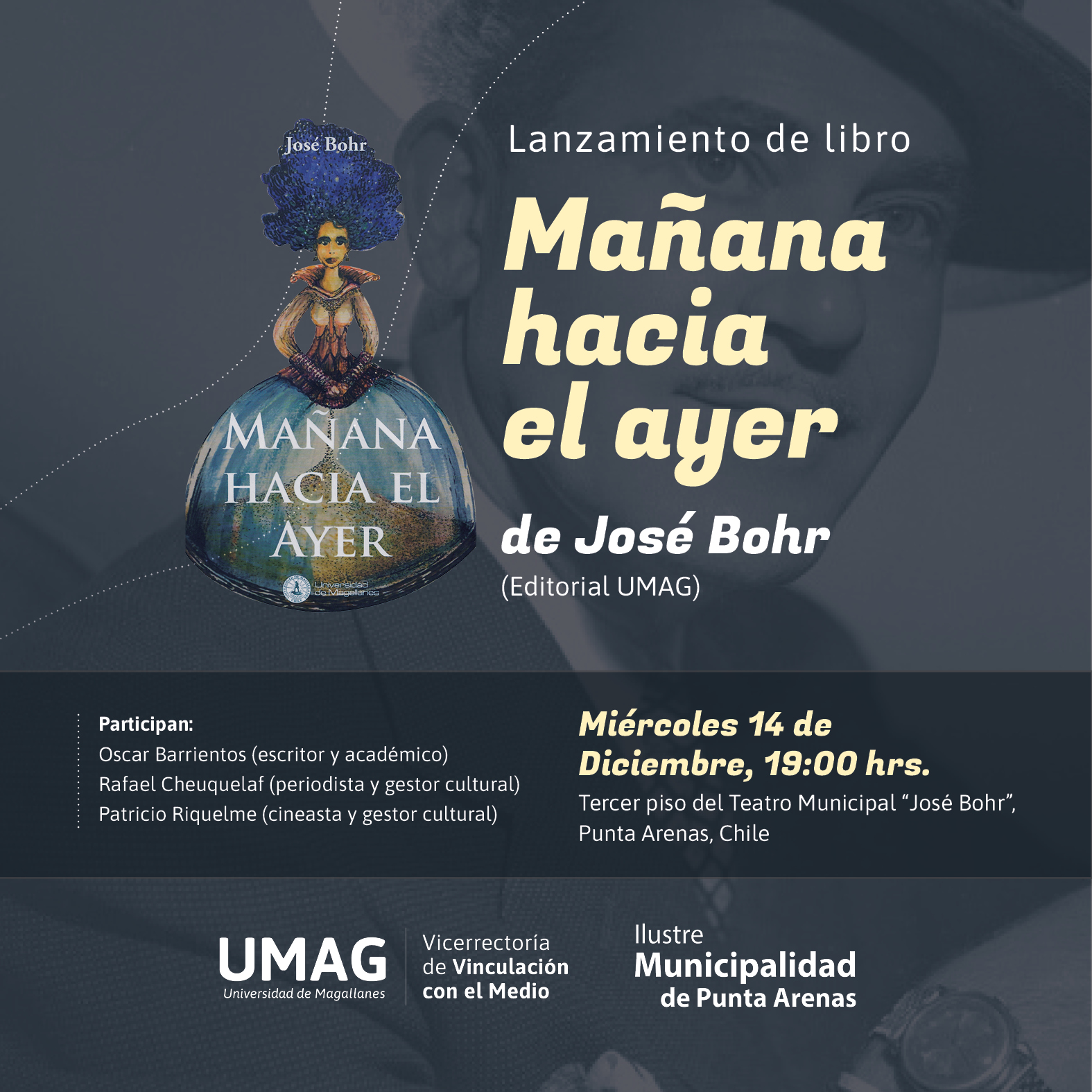 Editorial de la UMAG reedita novela de ciencia ficción de José Bohr