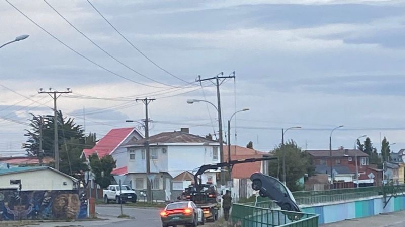 Conducto se precipitó al cauce del Rio de las Minas y huyo del lugar