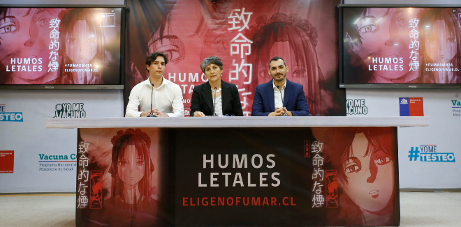 Minsal presenta “Humos Letales. Fumar Mata” inédita campaña de prevención sobre riesgos del consumo de tabaco y cigarrillos electrónicos