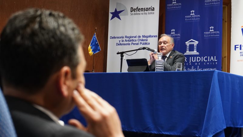 Ministro de la Corte Suprema Manuel Antonio Valderrama participa del seminario “A 20 años de la Reforma Procesal Penal en Magallanes, Avances y Desafíos”