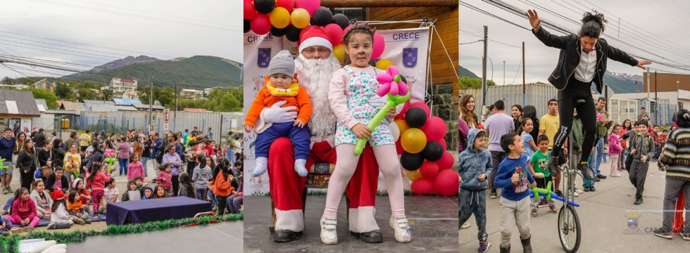 Gran concurrencia infantil en despedida del año 2022 en Puerto Williams