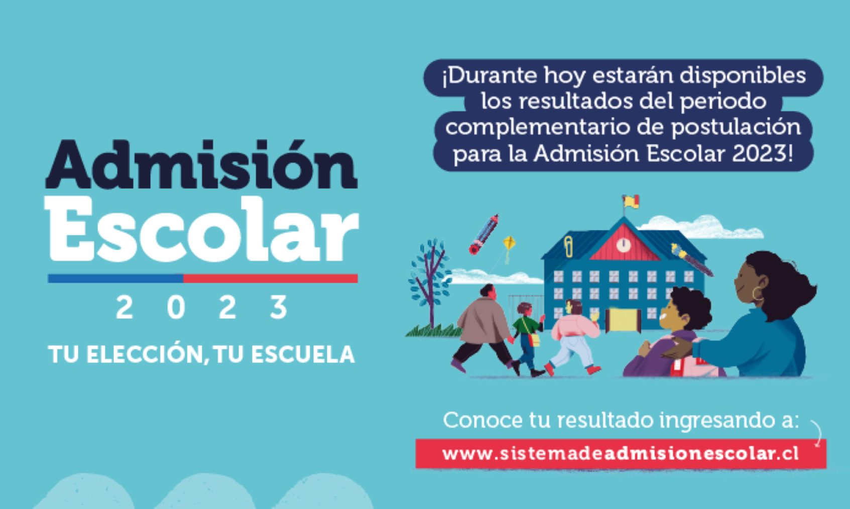 Admisión Escolar 2023: resultados de las postulaciones al periodo complementario e inicio del periodo de matrículas