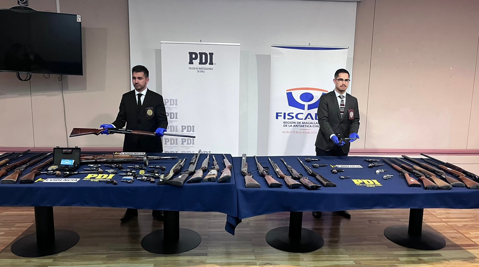 PDI recupera decenas de armas que se encontraban de manera irregular en Punta Arenas