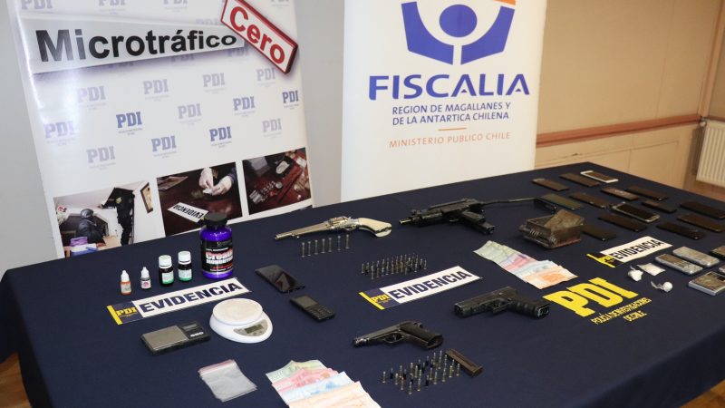 PDI Punta Arenas desarticuló banda criminal dedicada al microtráfico de drogas 