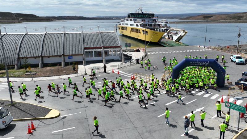 Más de 200 personas participaron de la Primera Corrida Familiar TABSA en Porvenir