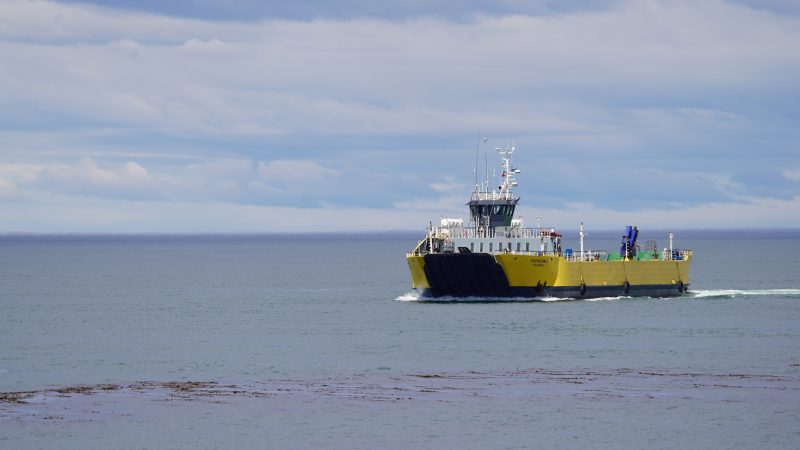 Ferry Patagonia apoya abastecimiento de Puerto Williams