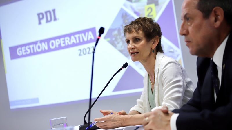 Ministra del Interior y Director General de la PDI presentaron Balance anual 2022 de la gestión  policial investigativa | Nuevas estrategias frente a delitos complejos