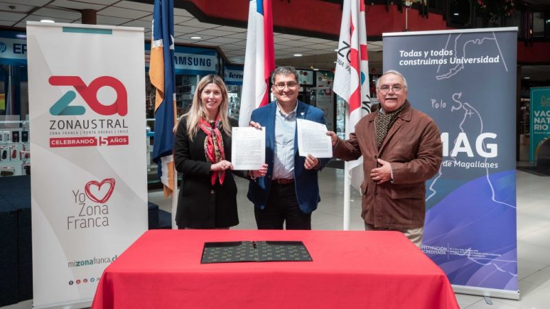 UMAG y Zona Franca de Punta Arenas firman convenio de colaboración para prácticas de estudiantes