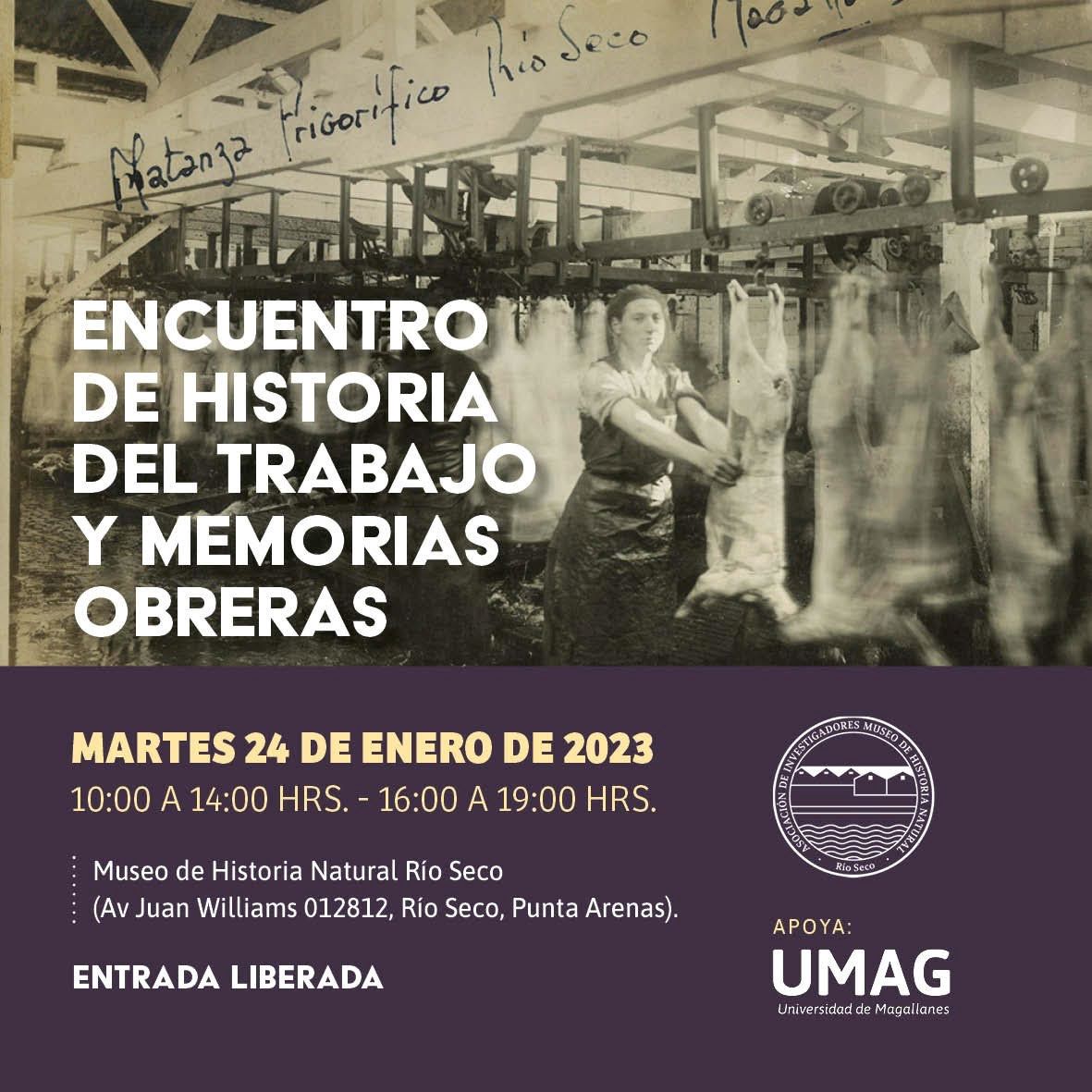 Encuentro de Historia del Trabajo y Memorias Obreras se efectuará en Río Seco este martes 24 de enero