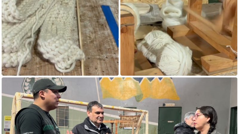 Taller de tejido a lana para personas privadas de libertad fue realizado por la Municipalidad en Porvenir