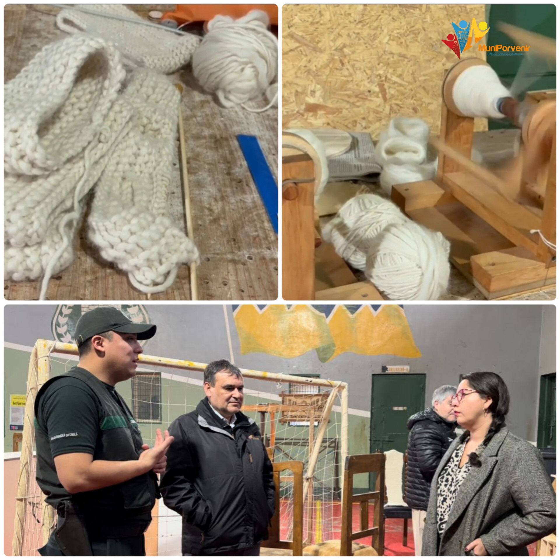 Taller de tejido a lana para personas privadas de libertad fue realizado por la Municipalidad en Porvenir