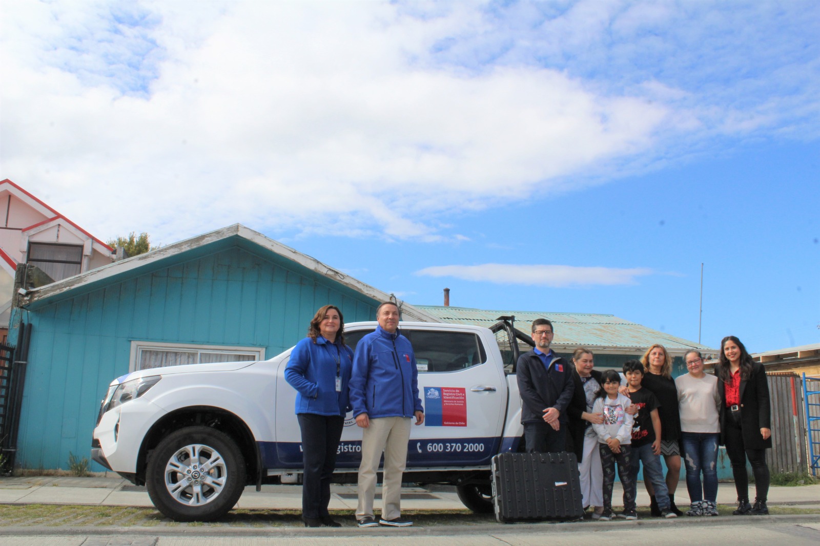 Servicio de Registro Civil realiza atenciones domiciliarias de público en barrios de Punta Arenas
