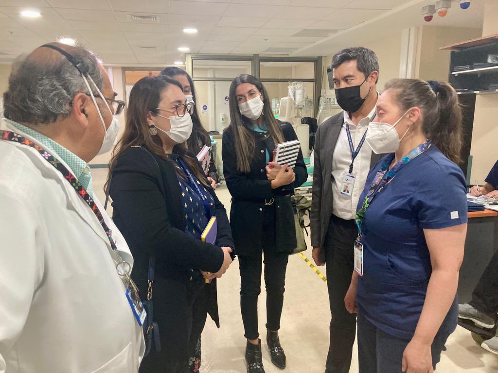 Nueva Directora del Servicio de Salud Magallanes visitó hoy el Hospital Clínico para conocer situación del establecimiento