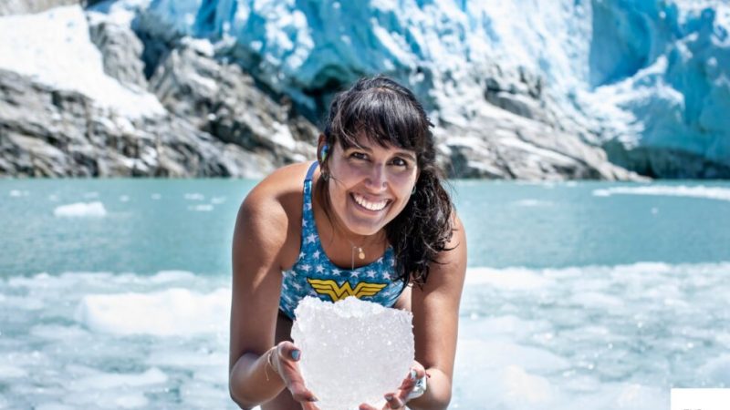 Día Internacional de la Mujer 2023: Entrevista a Bárbara Hernández, la “Sirena de Hielo” | Fundación Glaciares Chilenos