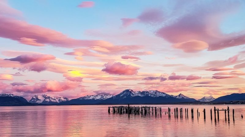Chubascos, vientos hasta 100 kmh y temperaturas entre 6° y 16° C pronostican en Magallanes este miércoles 22 de marzo