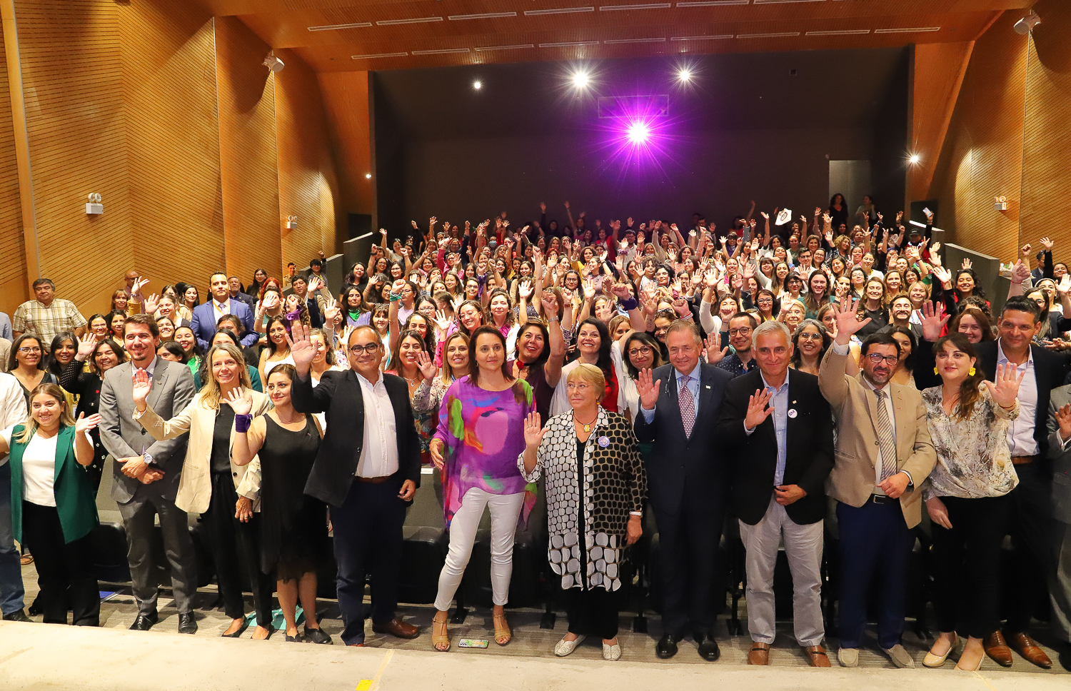 Con la presencia de la ex Presidenta Michelle Bachelet la Universidad de O’Higgins conmemoró el 8 de Marzo