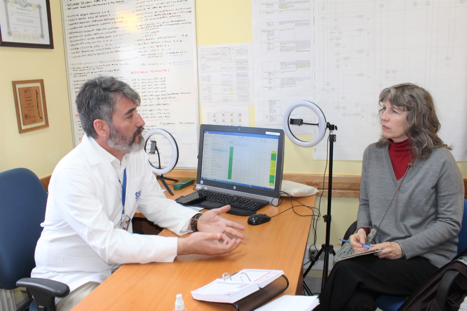 Cónsul General de EEUU en Chile visitó el Servicio Médico Legal en Punta Arenas