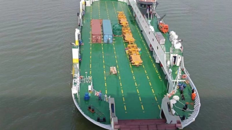 Nuevo y moderno ferry de TABSA zarpó desde puerto en China con destino a Magallanes | La más moderna embarcación de su tipo en Chile