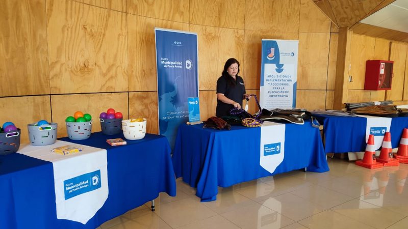 Municipio de Punta Arenas adquirió implementación y accesorios para equinoterapia gracias a proyecto social