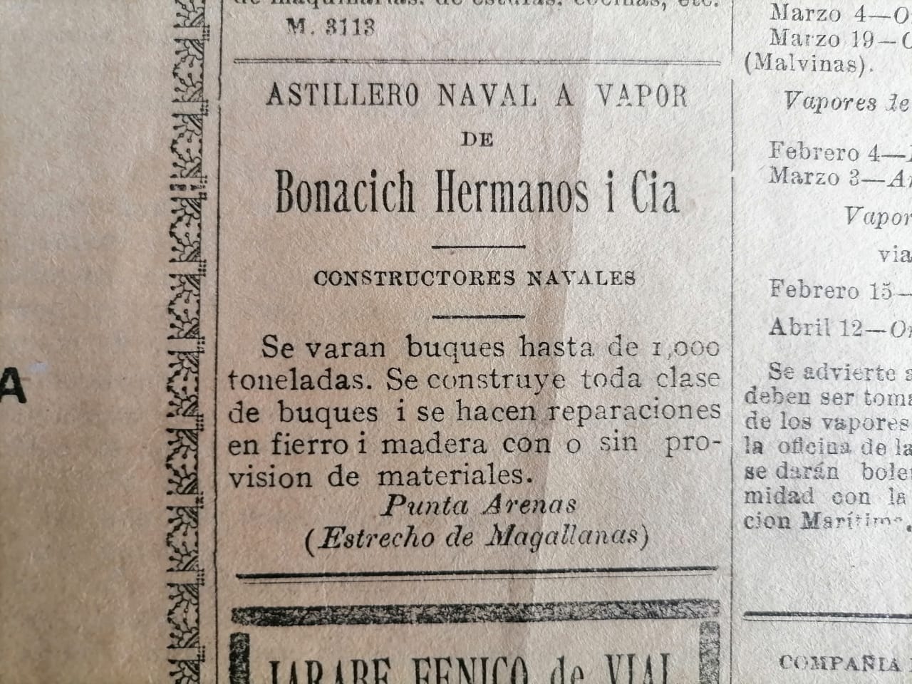 La construcción naval en Punta Arenas a comienzos del siglo XX