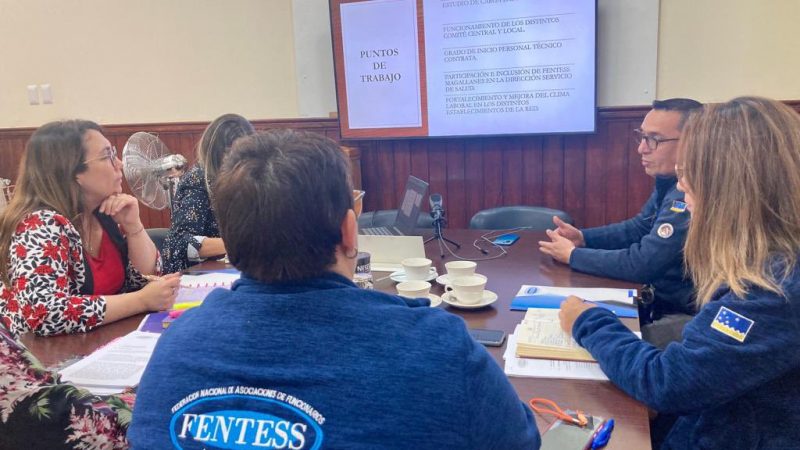 Directora del Servicio de Salud Magallanes se reunió con directivos gremiales de FENTESS