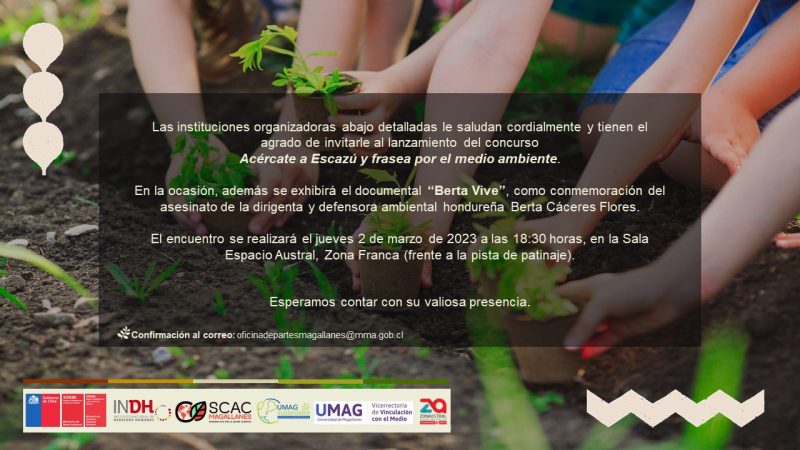 SEREMI de Medio Ambiente lanza en Punta Arenas el concurso “Acércate a Escazú y frasea por el Medio Ambiente”
