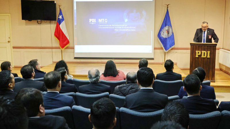 Plan MT-0 de la PDI recibió premio a la excelencia en el área antinarcóticos de Conferencia mundial