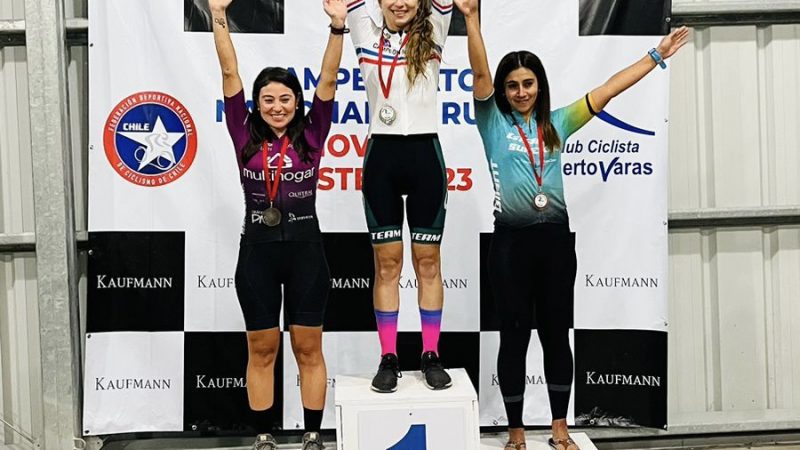 Atleta regional logró posicionarse entre las tres mejores de Chile, en Campeonato Nacional de Ciclismo realizado en Puerto Varas  