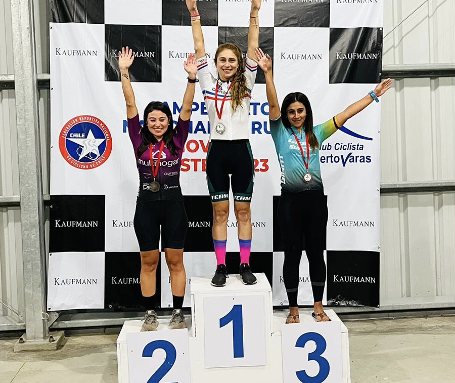 Atleta regional logró posicionarse entre las tres mejores de Chile, en Campeonato Nacional de Ciclismo realizado en Puerto Varas