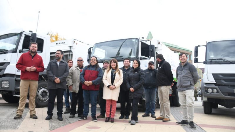 Llegaron a Puerto Natales nuevos camiones recolectores de residuos adquiridos por la Municipalidad