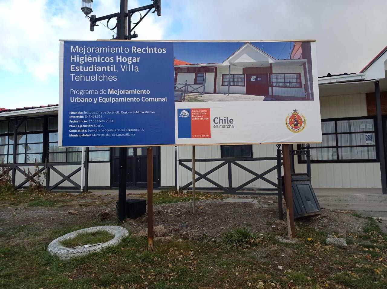 SUBDERE Magallanes entregó $158 millones para financiar tres proyectos en la comuna de Laguna Blanca