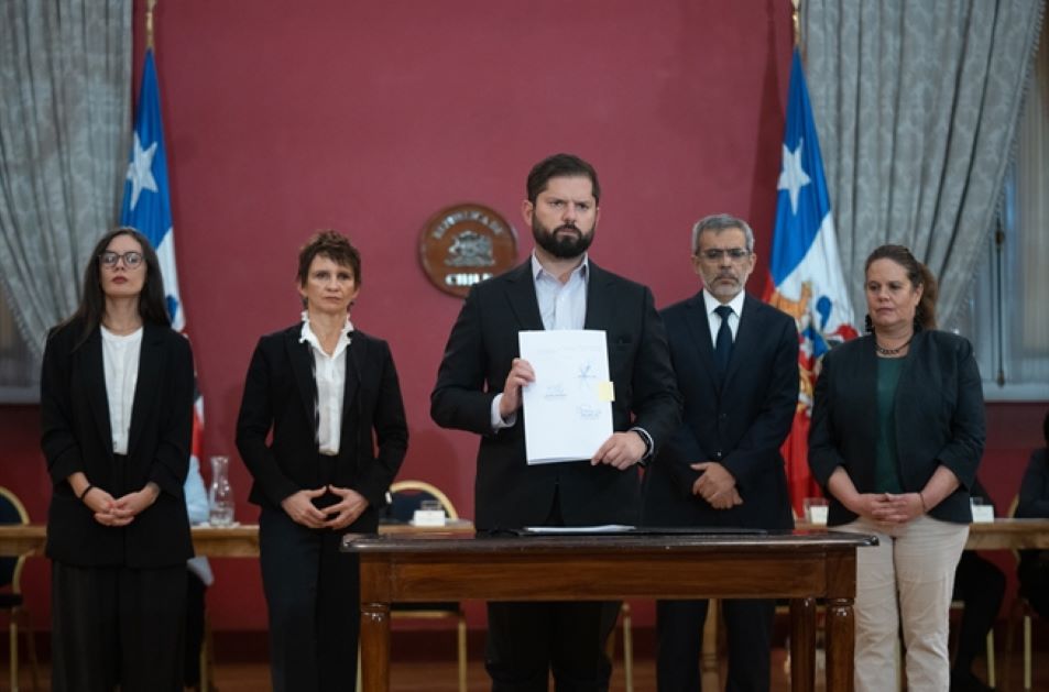 Presidente de la República Gabriel Boric Font, promulga leyes para enfrentar la delincuencia y el crimen organizado