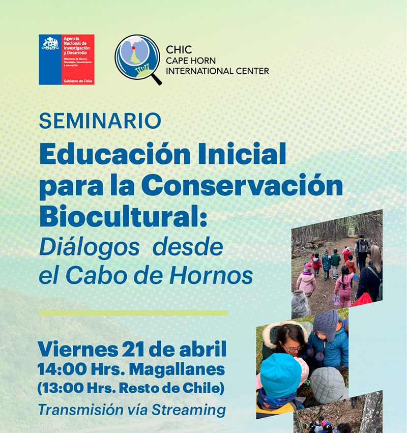 Seminario sobre educación para la conservación biocultural se realiza este viernes desde Cabo de Hornos