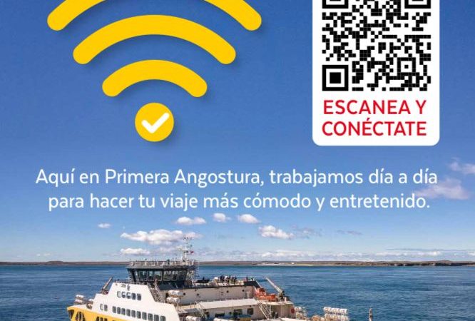 Naviera TABSA implementa conectividad gratuita a internet en ferries de Primera Angostura en el estrecho de Magallanes