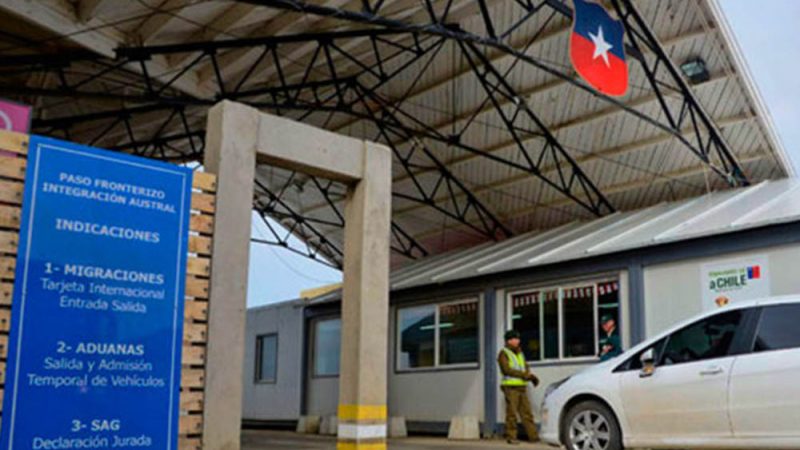 Gobernación Regional informa cierre temporal del paso fronterizo Monte Aymond