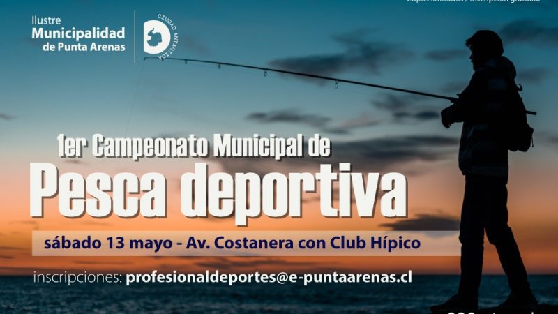 Primer Campeonato Municipal de Pesca se realizará este fin de semana