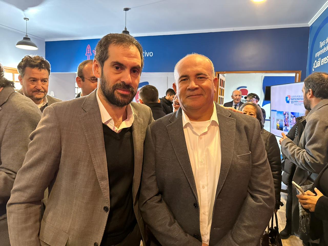 Dirigentes de CONDEPP participaron de la cuenta pública del Ministerio de Economía