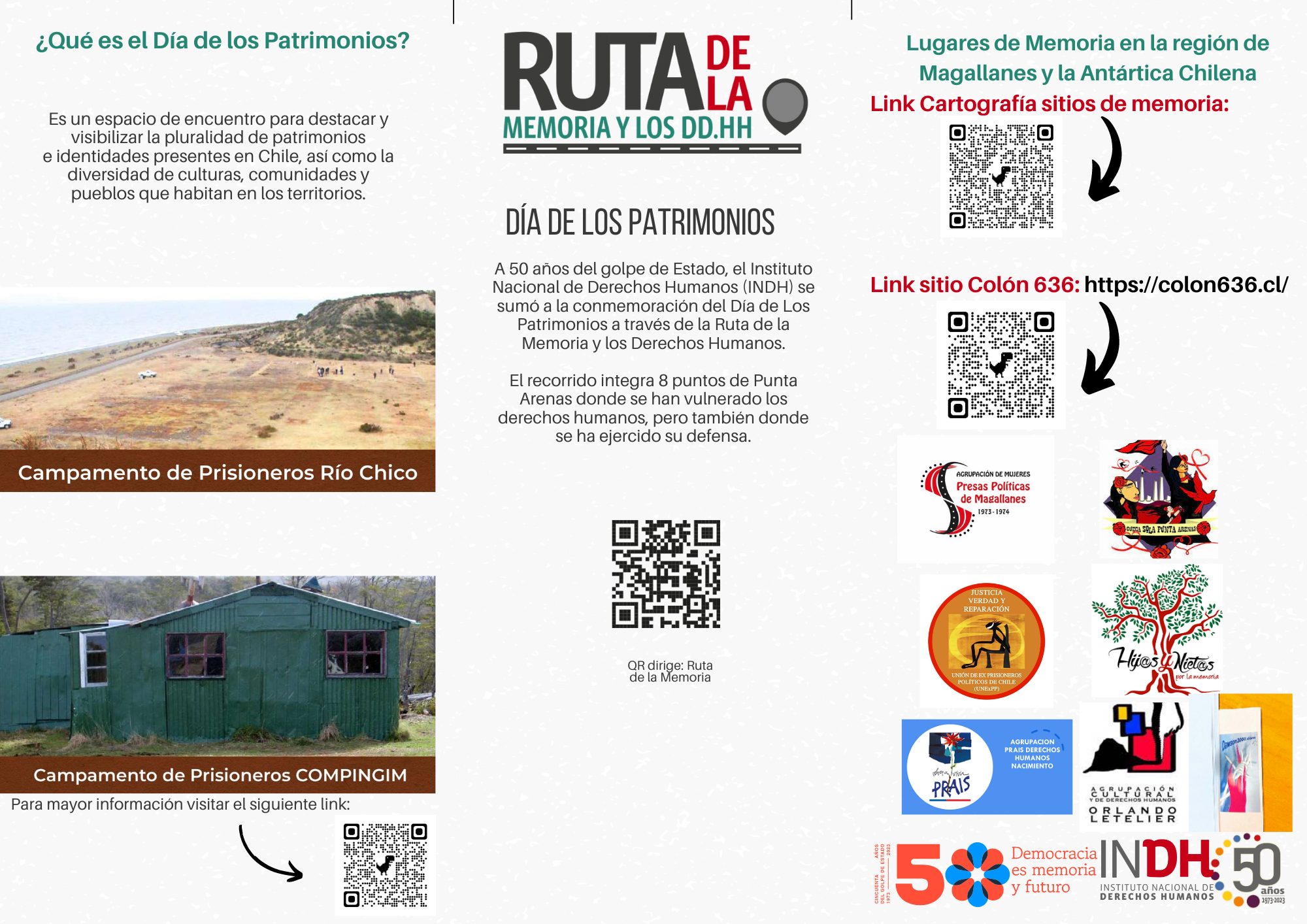 Con recorrido por centros de detención y tortura tras el golpe militar de 1973 en Magallanes, se conmemorará el Día del Patrimonio | Ruta de la Memoria: 25, 26 y 27 de mayo