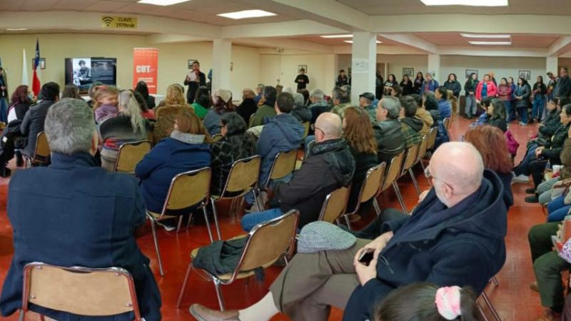 Acto conmemorativo del 1° de Mayo en Punta Arenas organizó la CUT