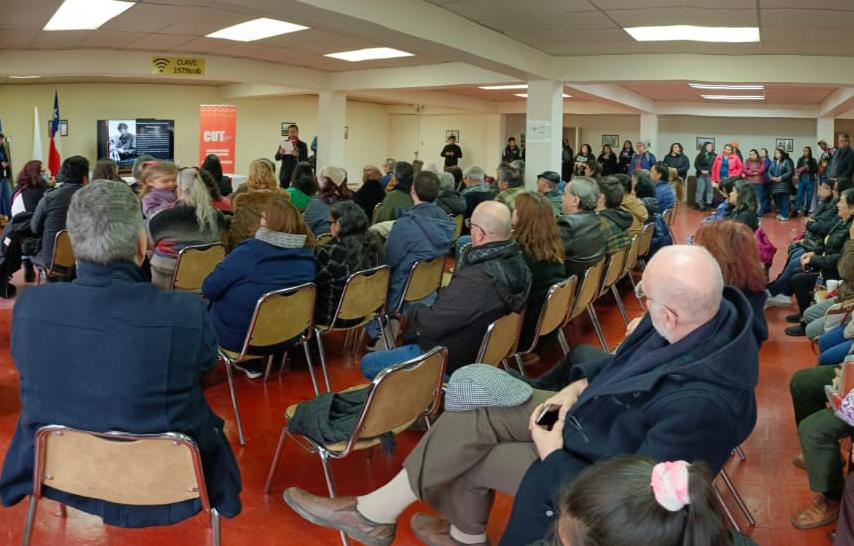 Acto conmemorativo del 1° de Mayo en Punta Arenas organizó la CUT