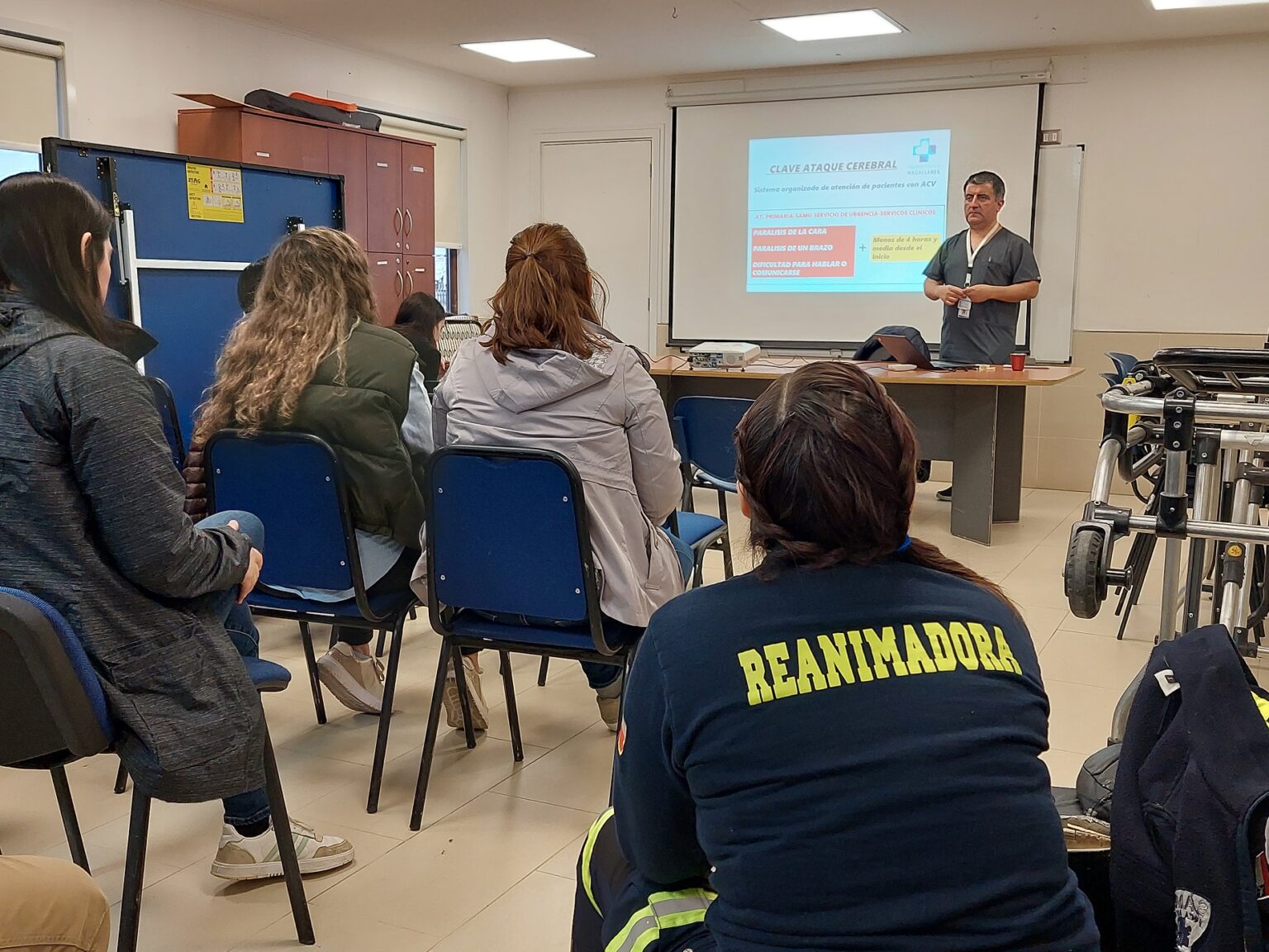 Personal de SAMU recibió capacitación de código ACV por parte de la Unidad de Neurología del Hospital Clínico de Magallanes